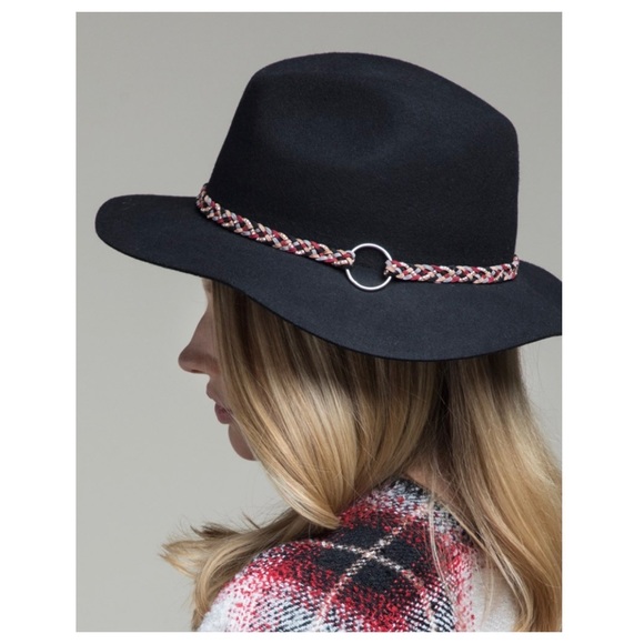 A Girl Thing Accessories - ❤️ 100% Wool felt panama with braided O-ring band hat
